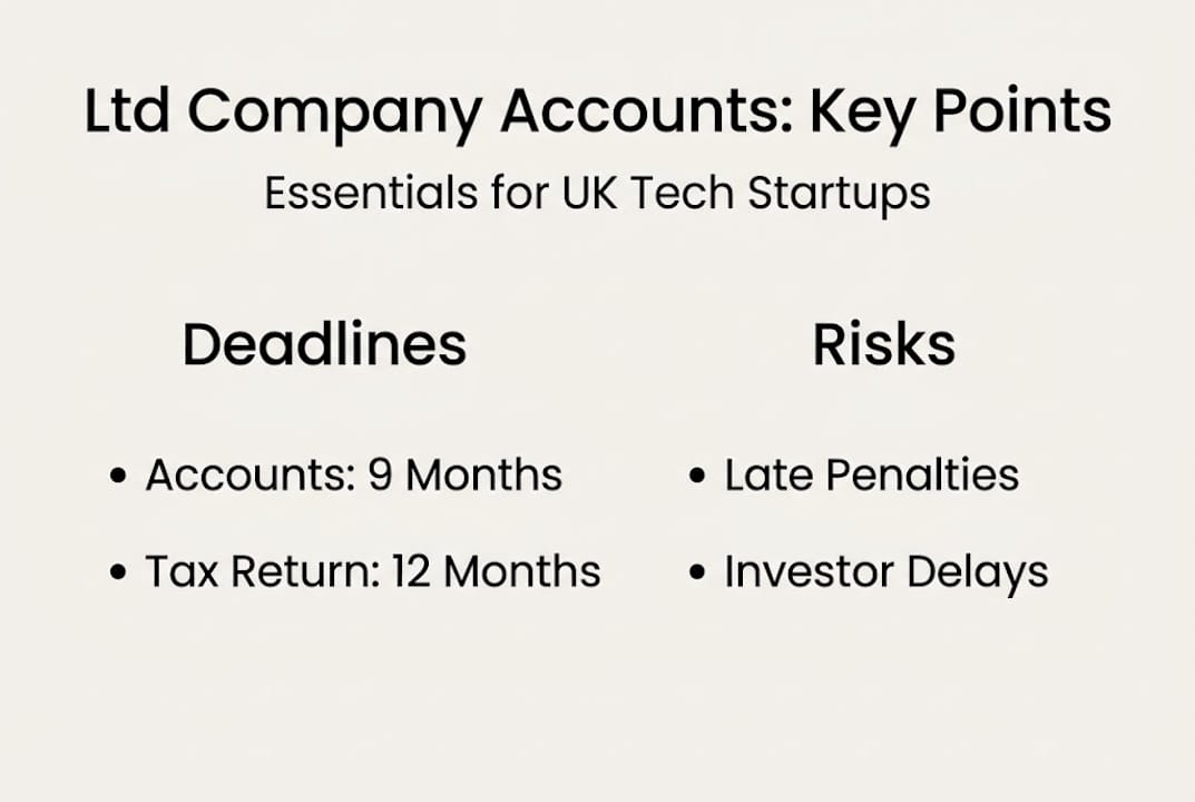 Infographic with deadlines and risk summary