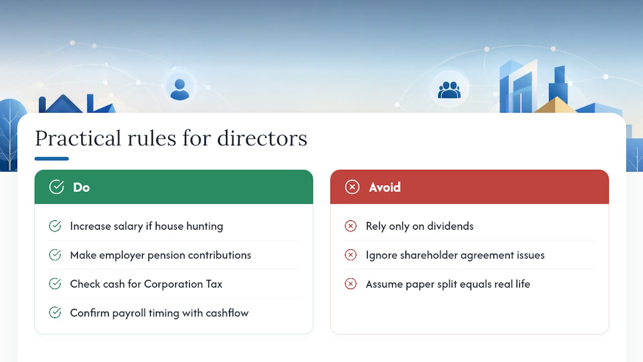 Price & Accountants' practical rules for directors — overview diagram