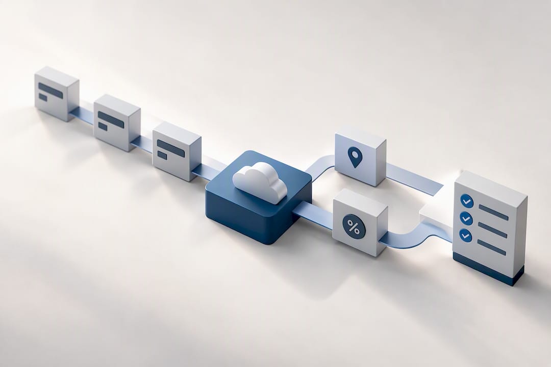 Structured VAT data flowing into accounting system