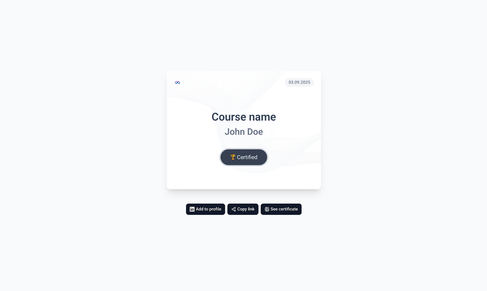 Easytools cerificate badge