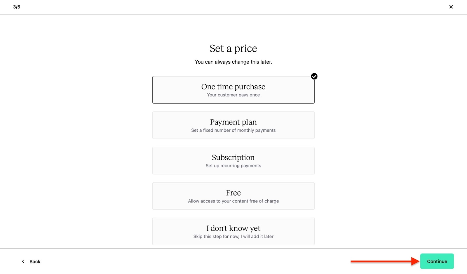 Setting pricing for online courses