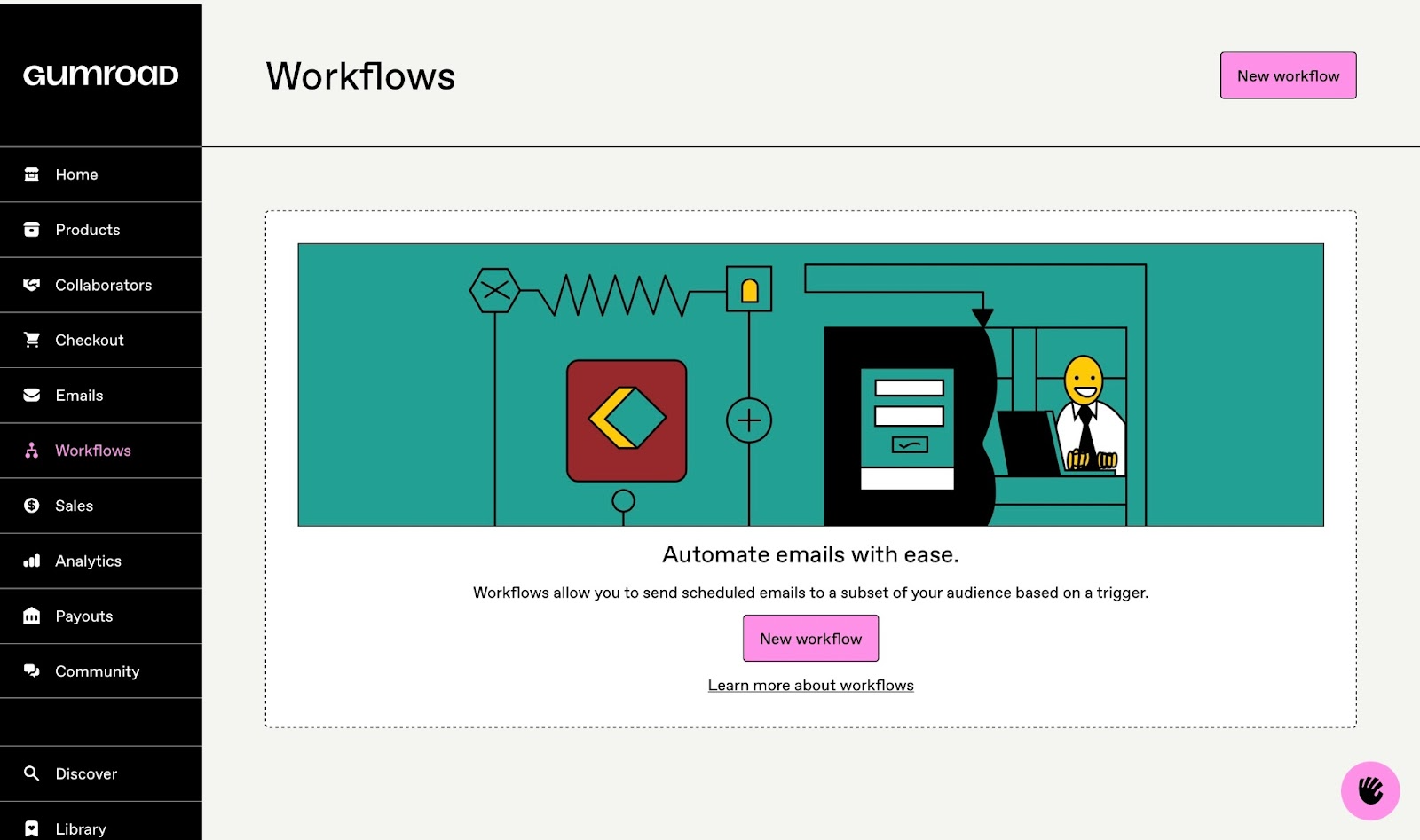Creating automated workflows for customers