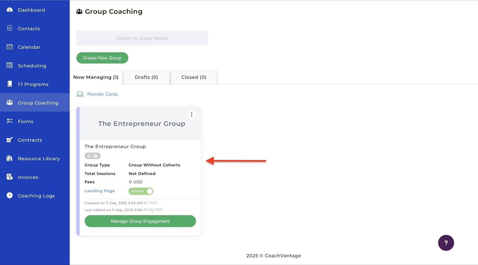 Details of a new group on best online coaching platforms