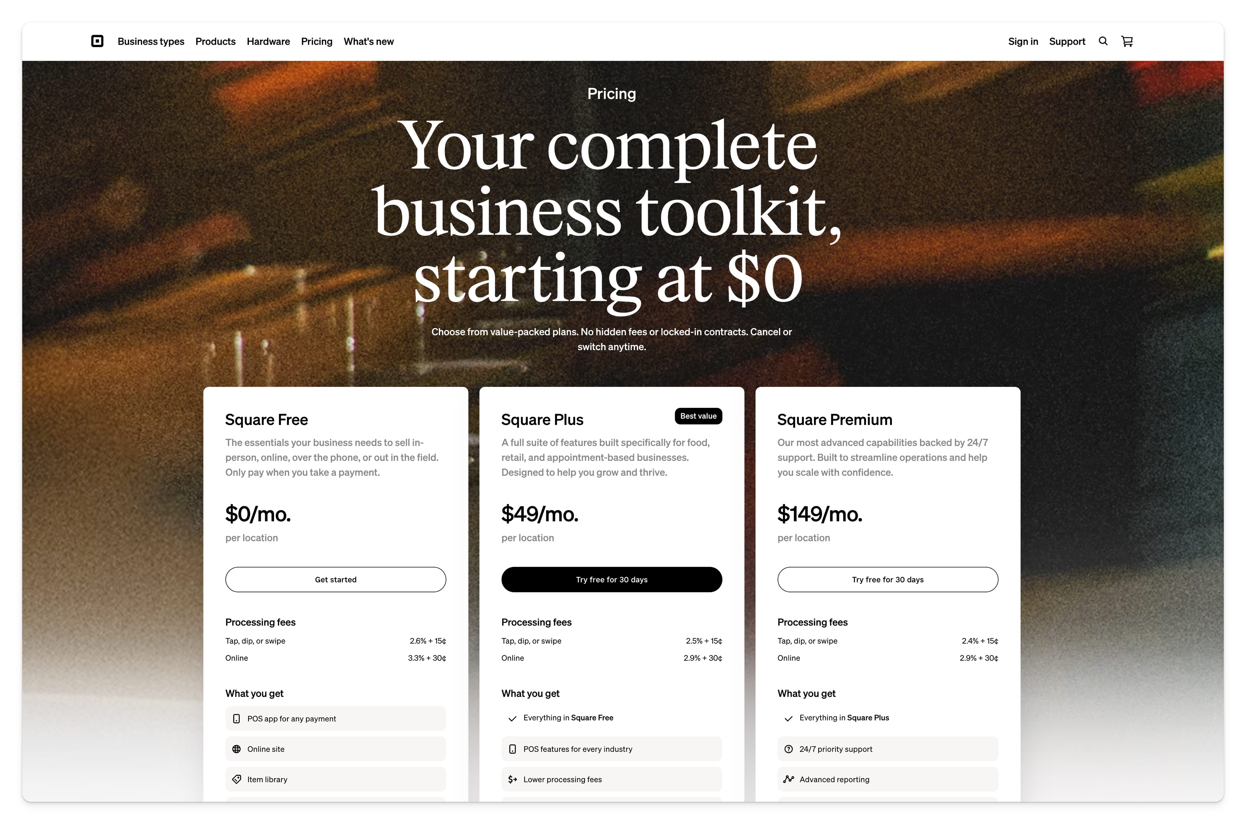 Square online payment method
