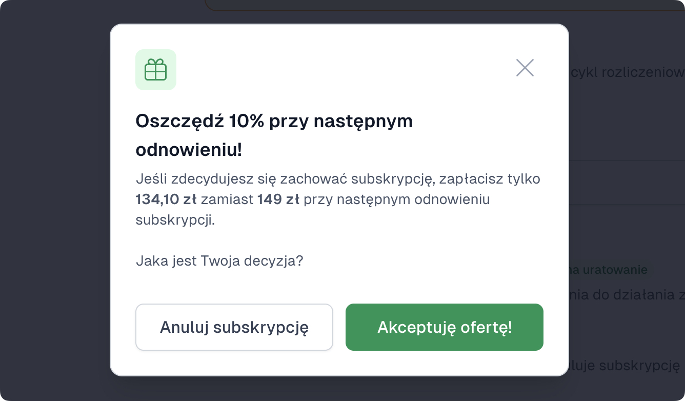 Easytools modal z rabatem