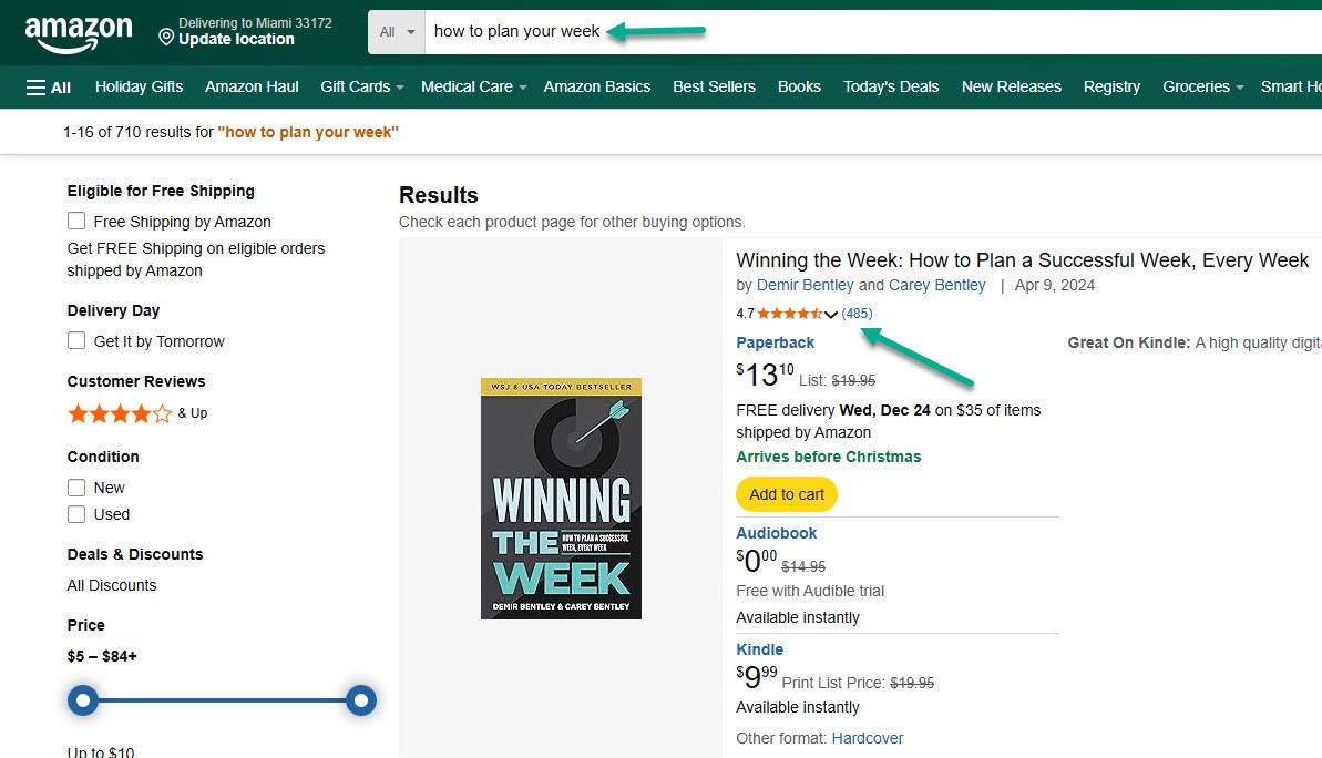 search for competitors selling ebooks on amazon