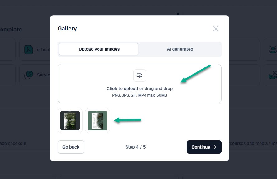 customize your ebook sales page
