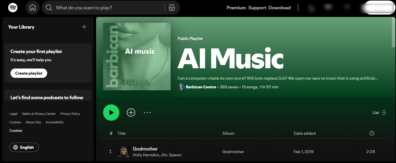 ai music playlist - profitables hobbies