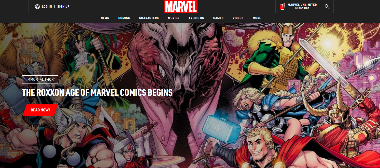 marvel comics banner for profitables hobbies