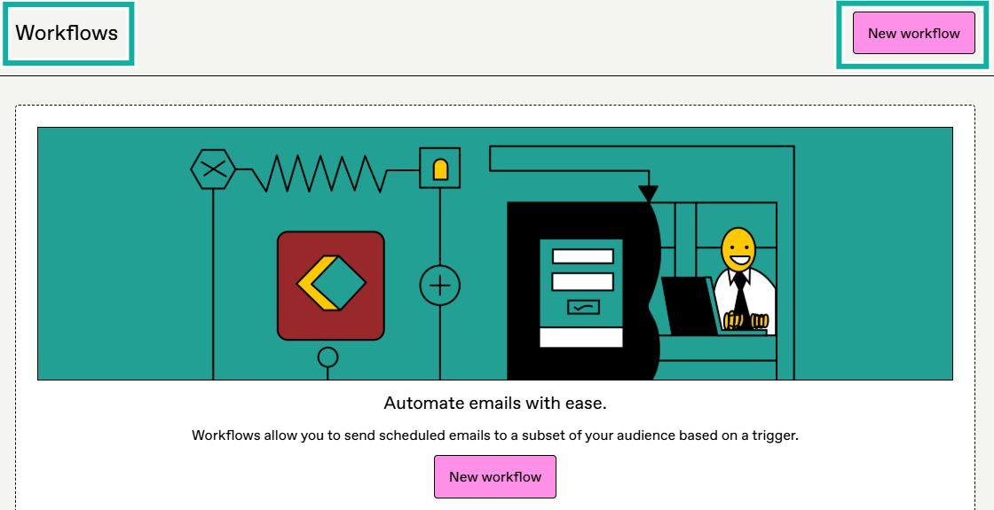 create a new workflow in gumroad