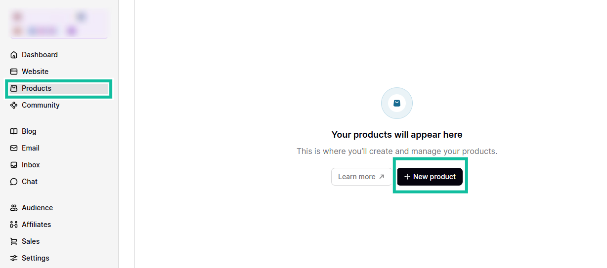 create a new product in platform to sell e-books
