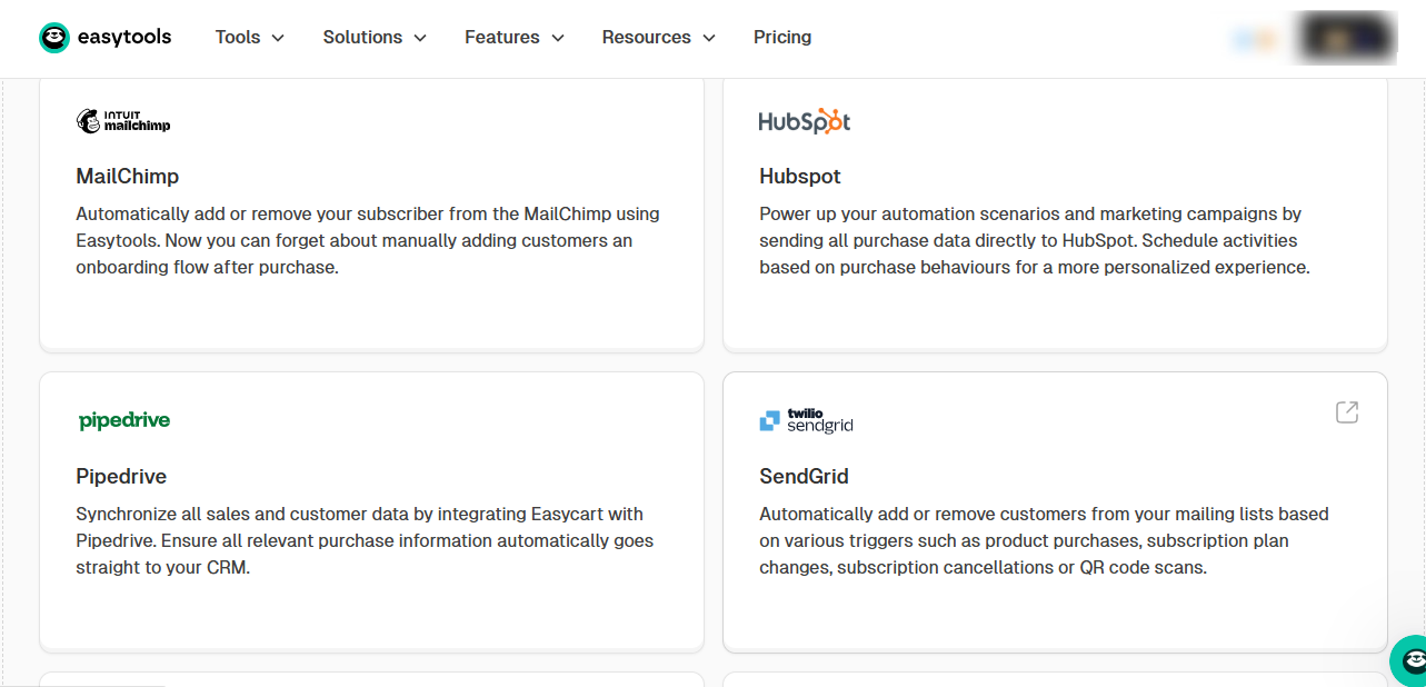 available integrations in platform for selling e-books