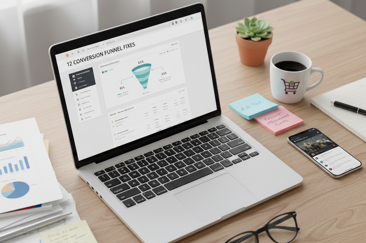 12 Conversion funnel fixes that stop losing ready buyers