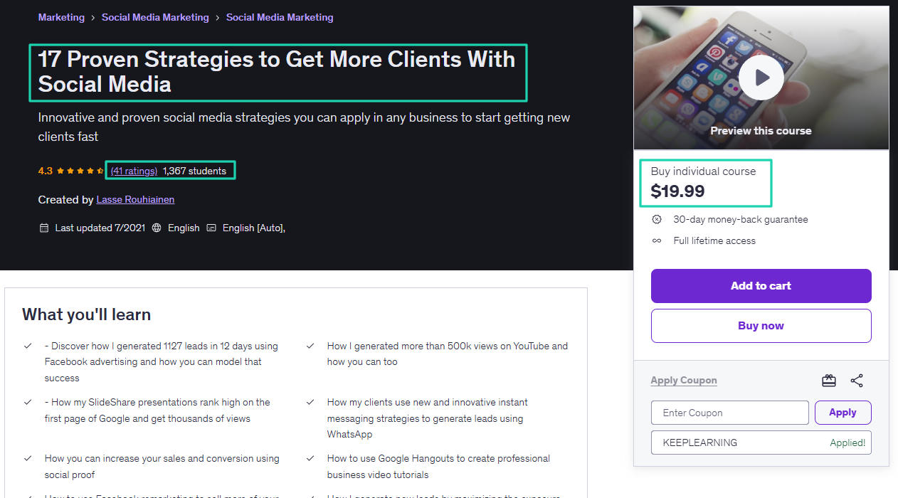 email marketing course