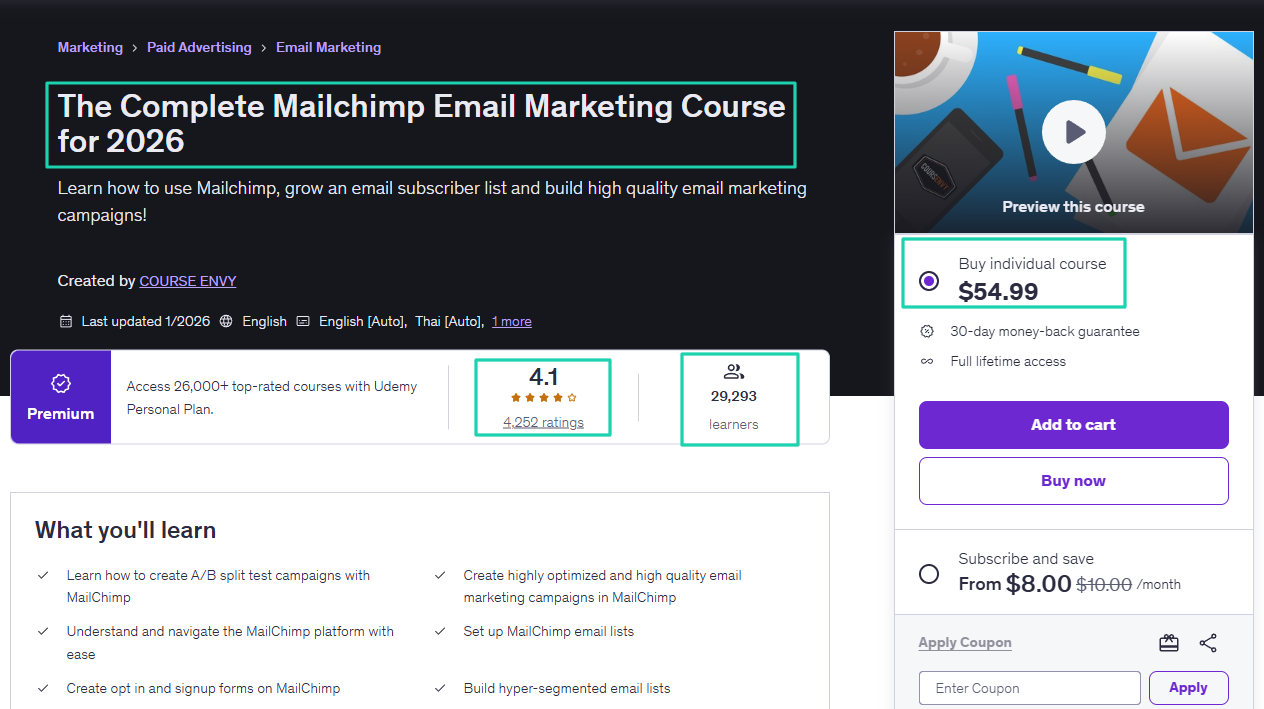 affiliate marketing course
