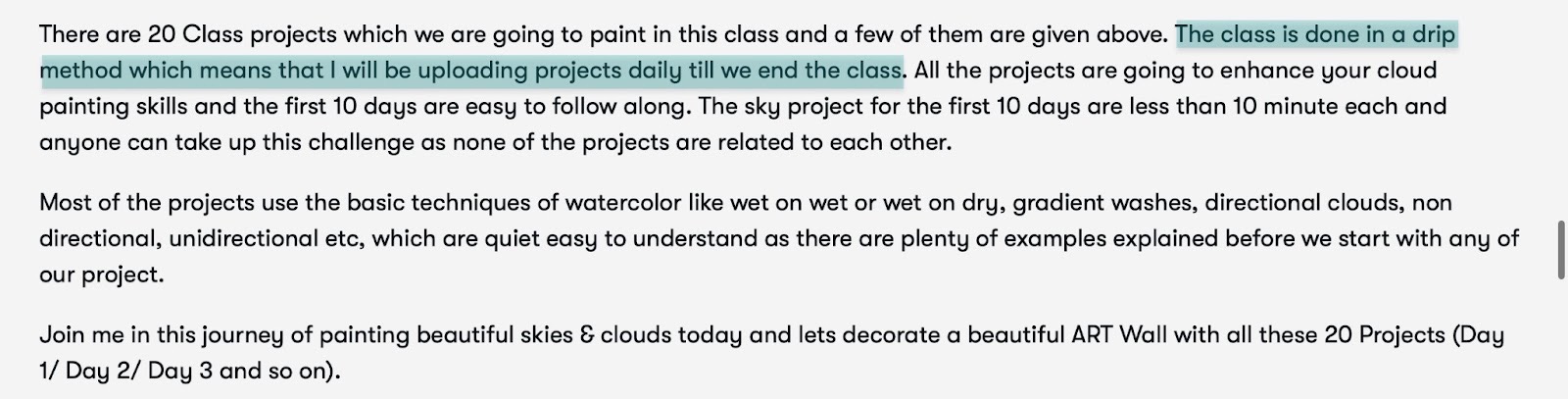 drip method online course idea