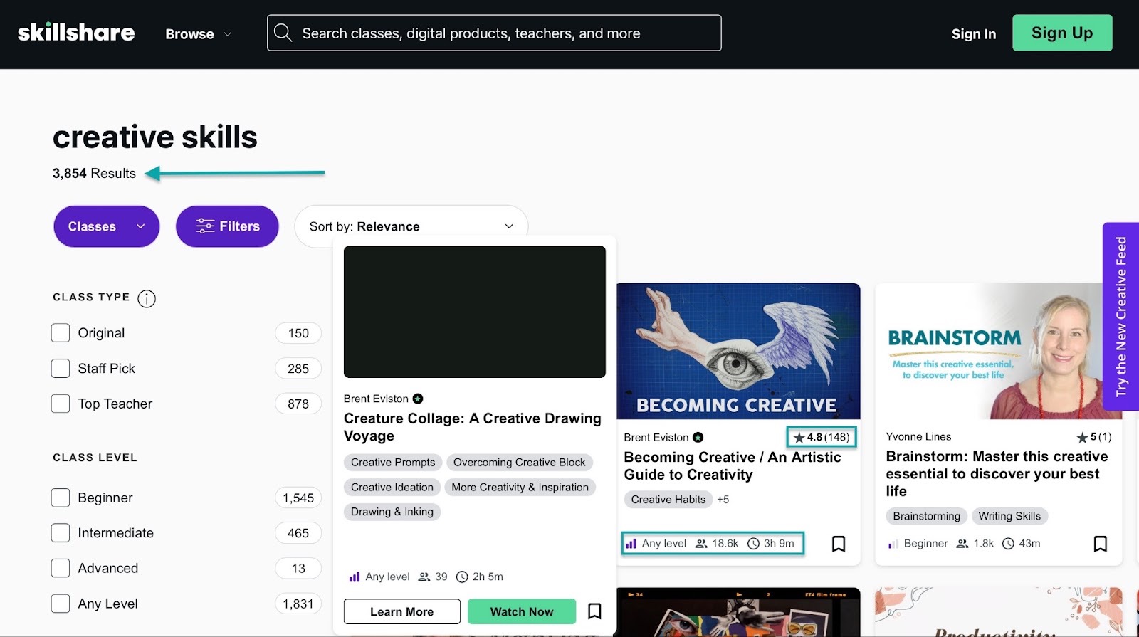 creative skills online course idea