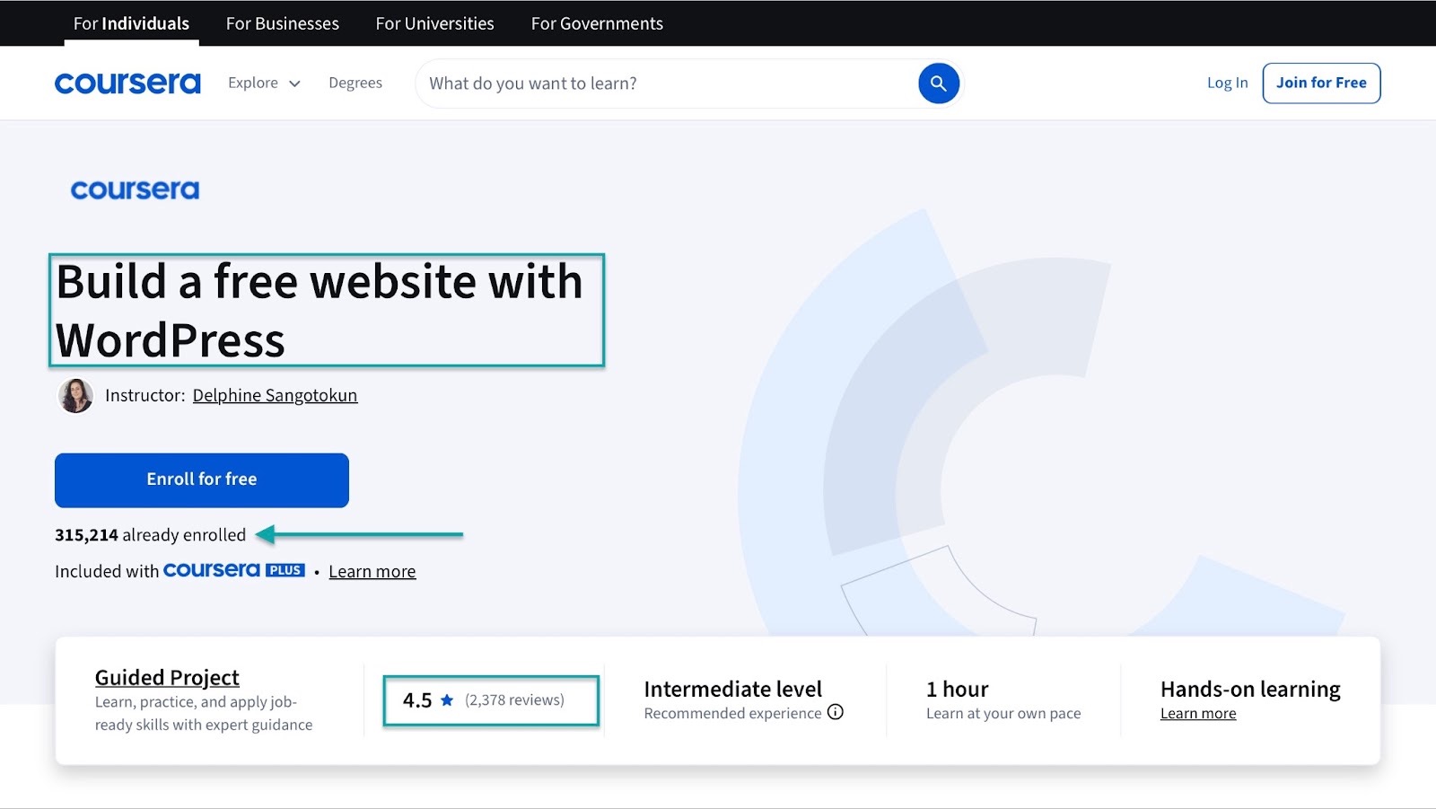 online course idea on coursera
