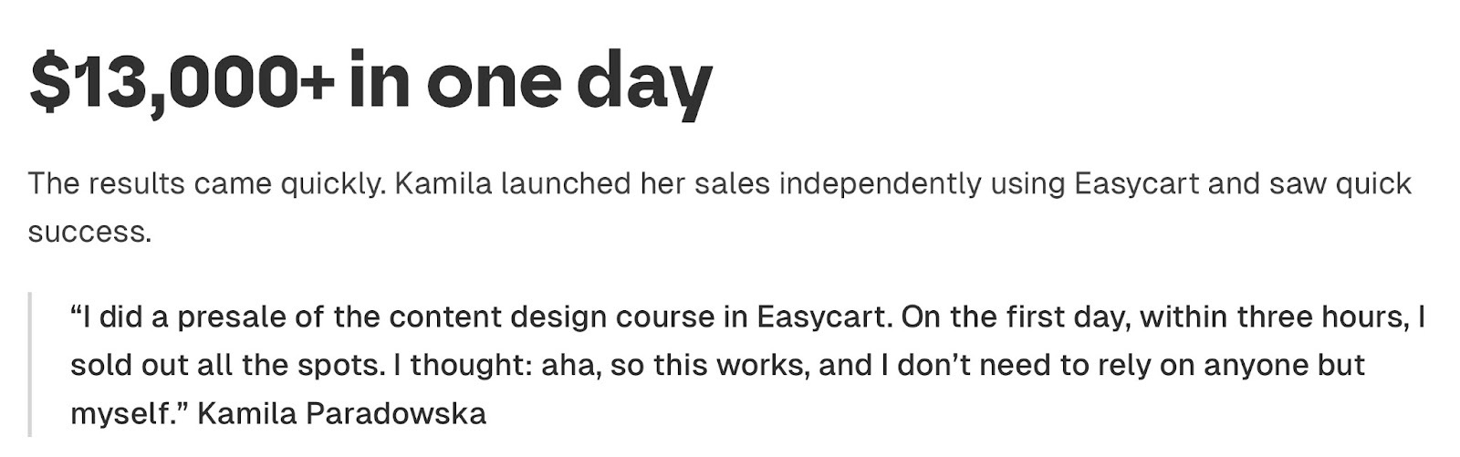 success of ux writing by kamila paradowska