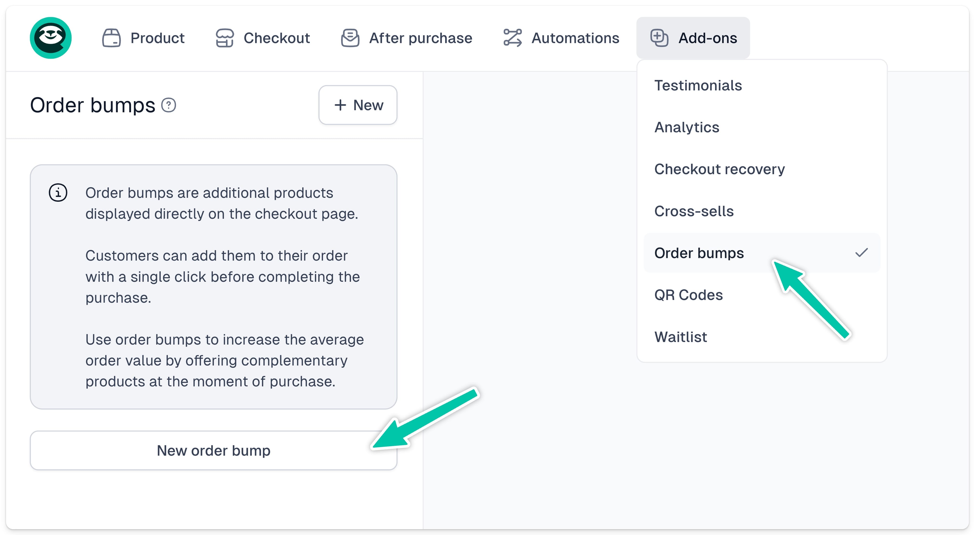 Easytools adding an order bump