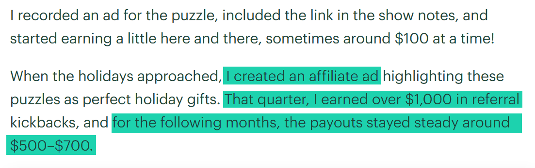 jordan blair revenue from referral program