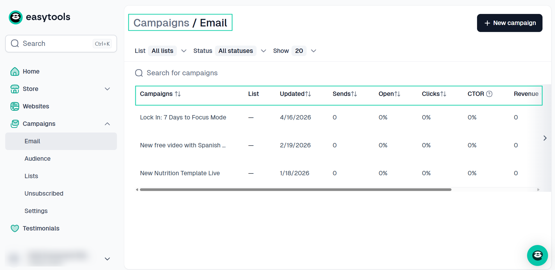 use campaigns feature to make money podcasting