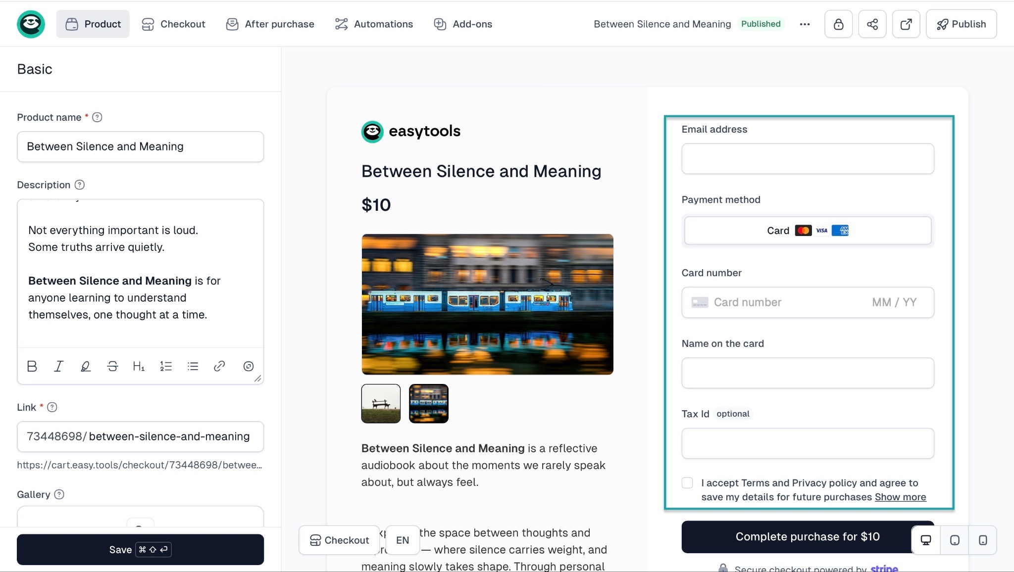 audiobook on easycart to make money podcasting