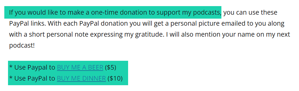 rob o'hara donation page