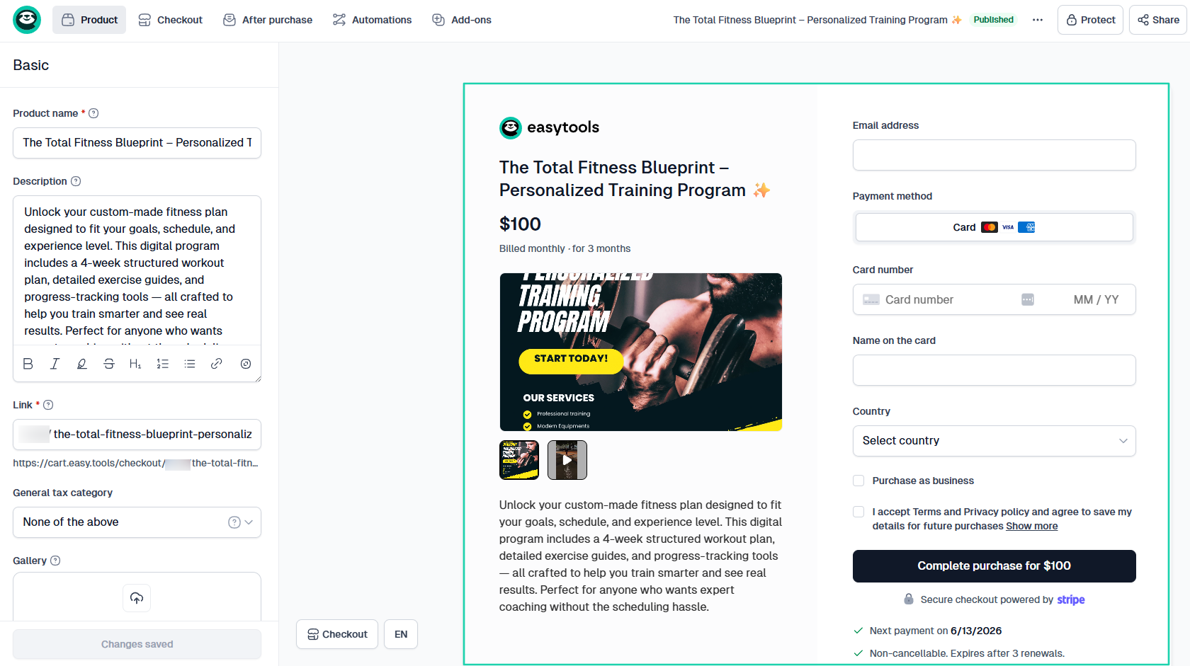 easycart fitness product to make money podcasting