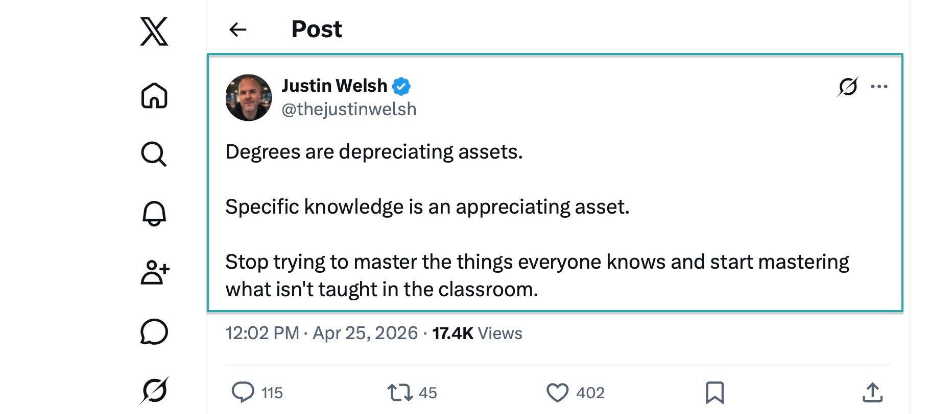justin welsh invite to join his newsletter