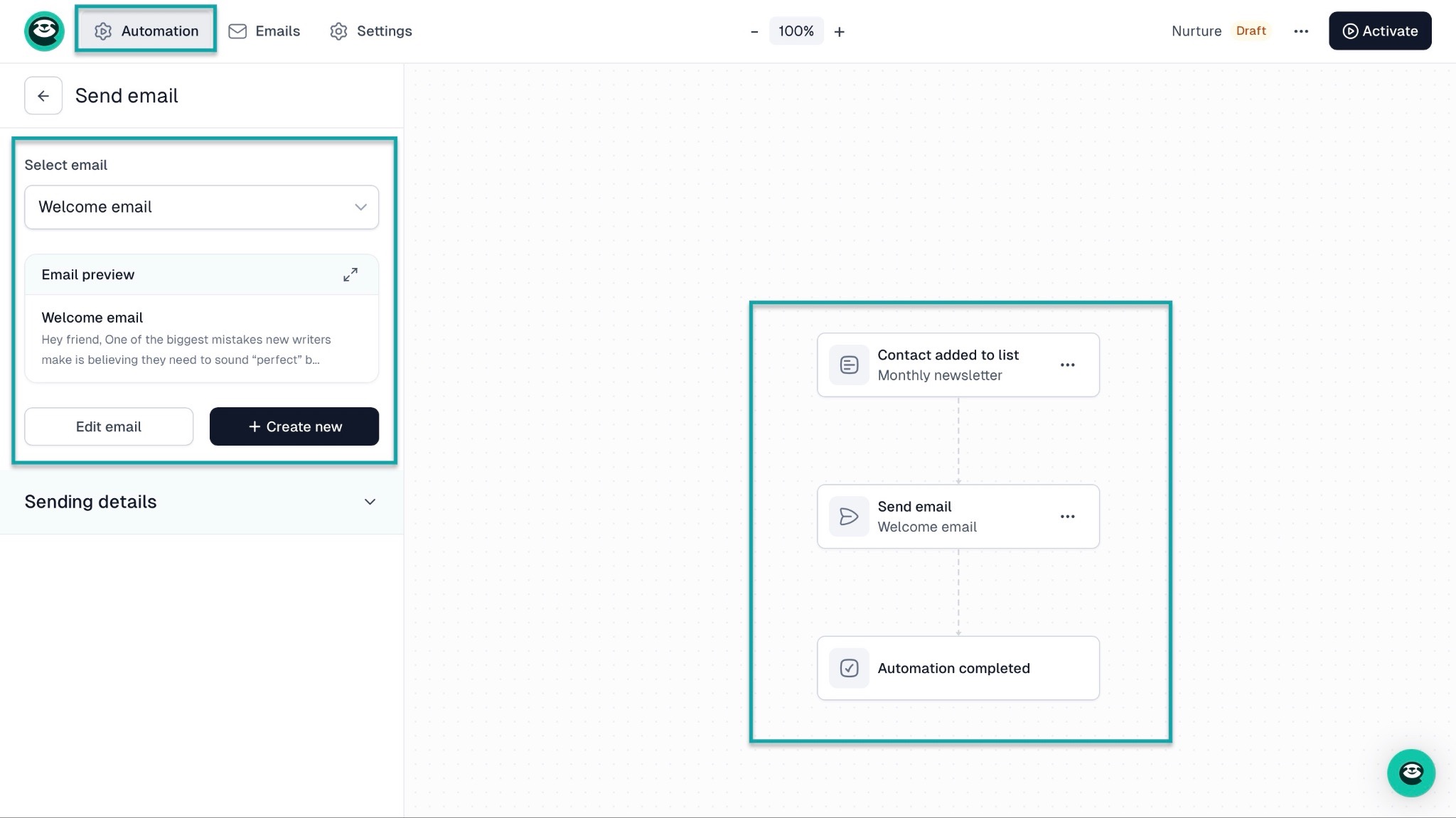 email newsletter automation