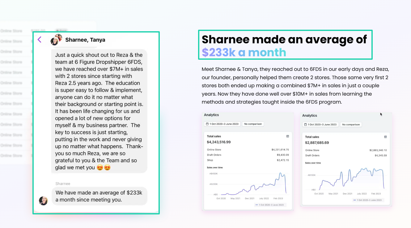 sharnee and tanya testimonial