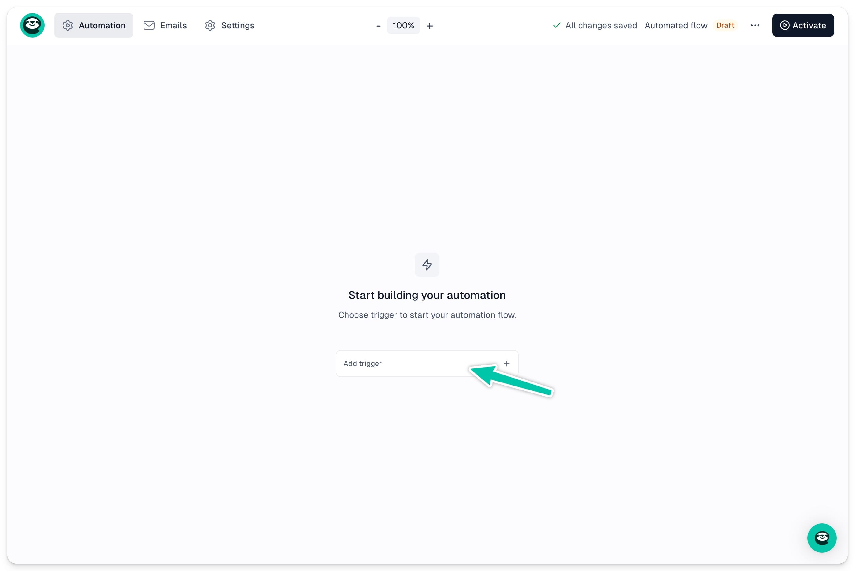 Adding an automation trigger in Easytools