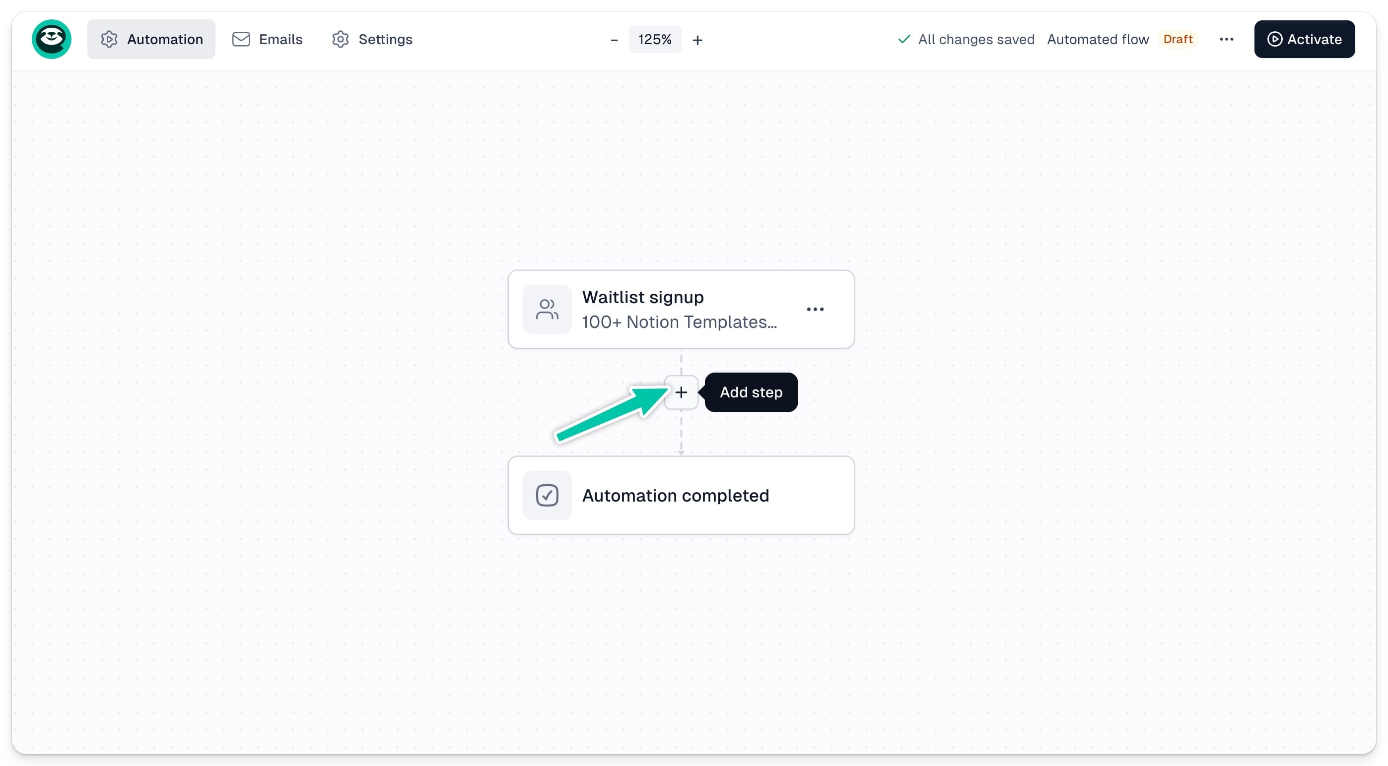 Easymail adding sequence steps