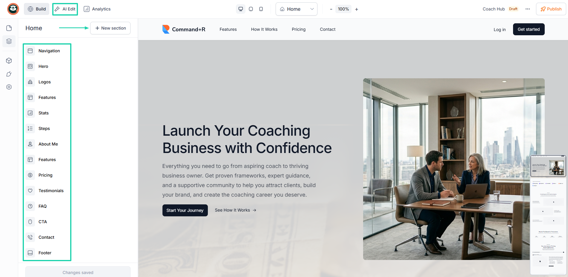 ai edit on learnworlds alternative