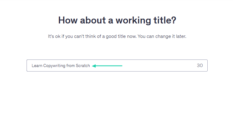 enter course title on learnworlds alternative