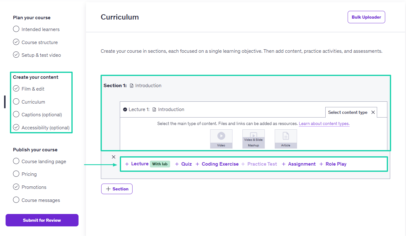 create curriculum on learnworlds alternative