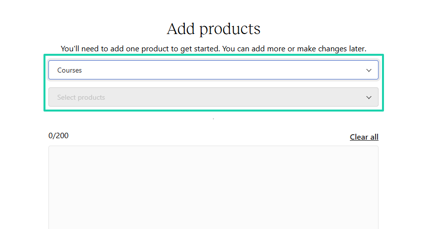 add digital products