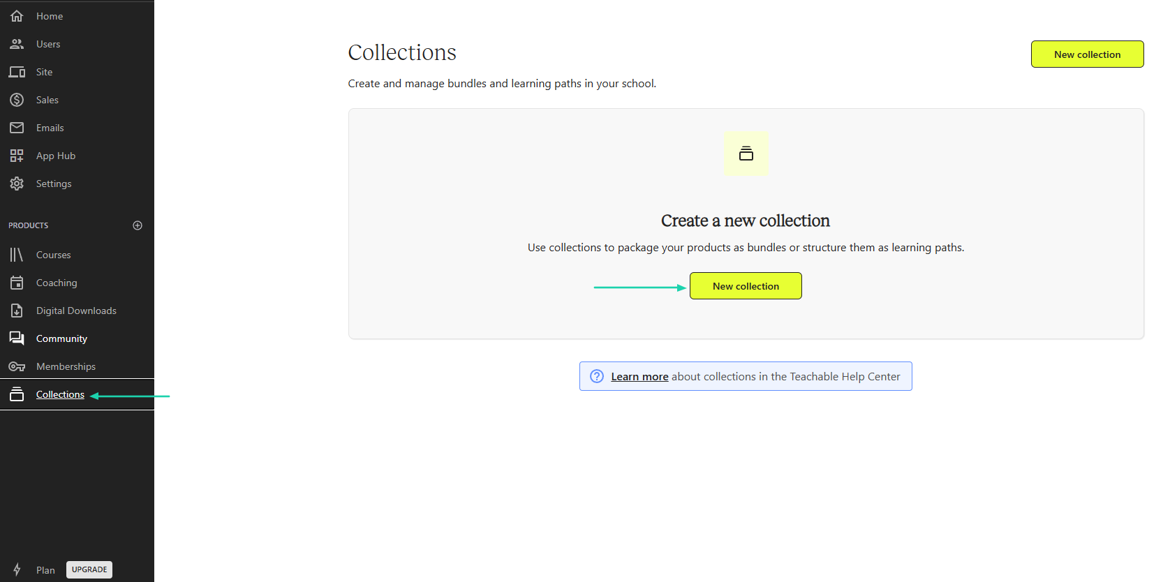 select collections feature
