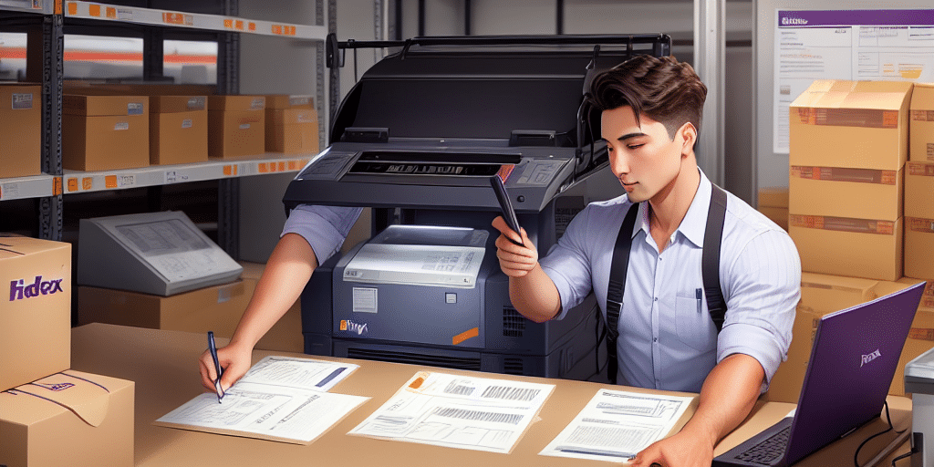 How to Reprint a Commercial Invoice Using FedEx Ship Manager