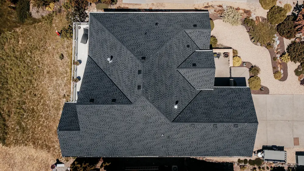 Chimney flashing on copper mtn roof 6