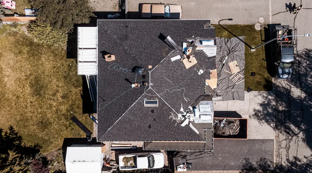 Skylight - workers fixing roof 3