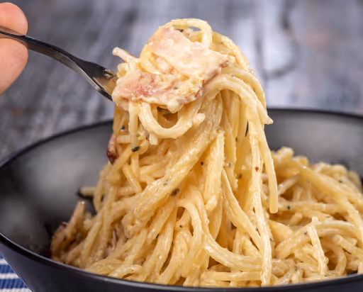Csirkés Carbonara Elkészítve