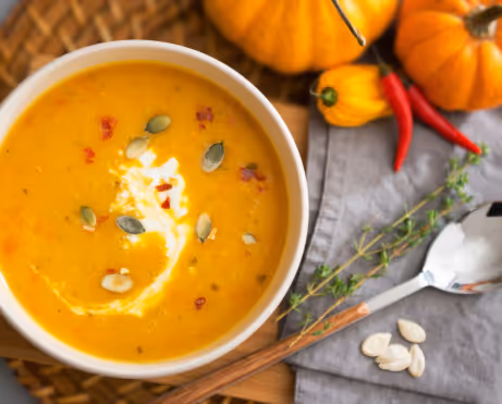 Tökkrémleves Pirított Maggal Recept