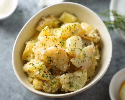 Zöldfűszeres-Csirkés Krumplisaláta Recept