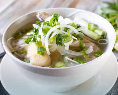 Fehérjedús Csirkés Pho Leves