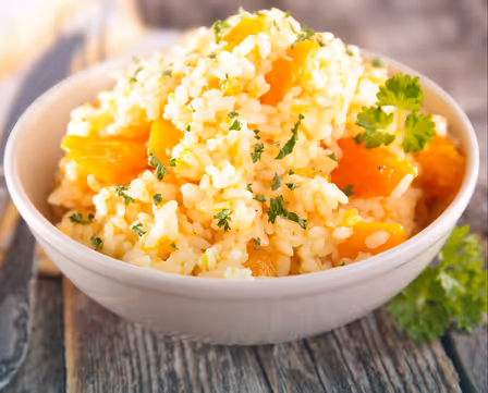 Diétás Sütőtökös-Csirkés Rizottó