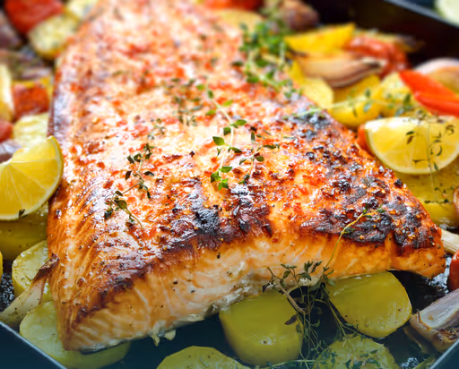 DiétásRakott Lazac Krumplival