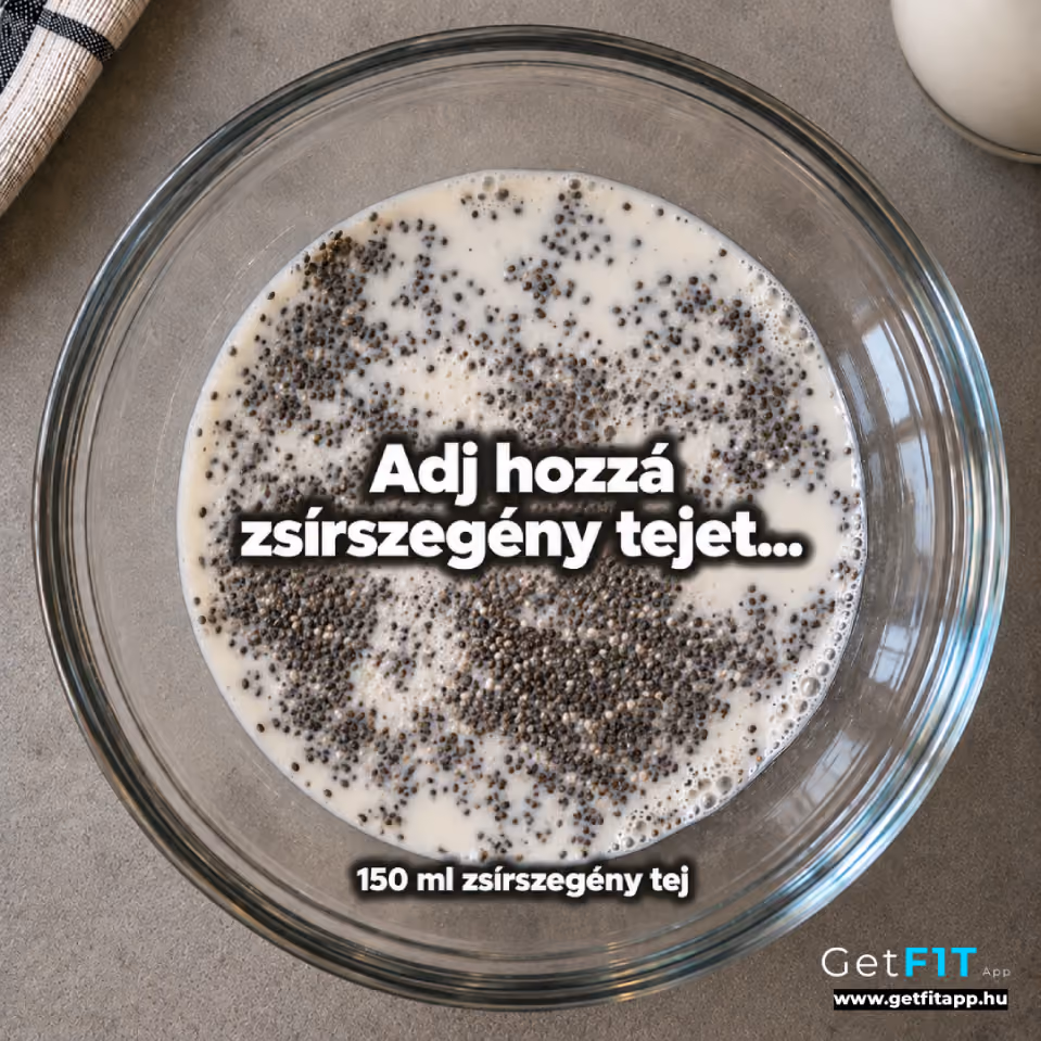 Fehérjedús Csokis-Epres Chia Puding