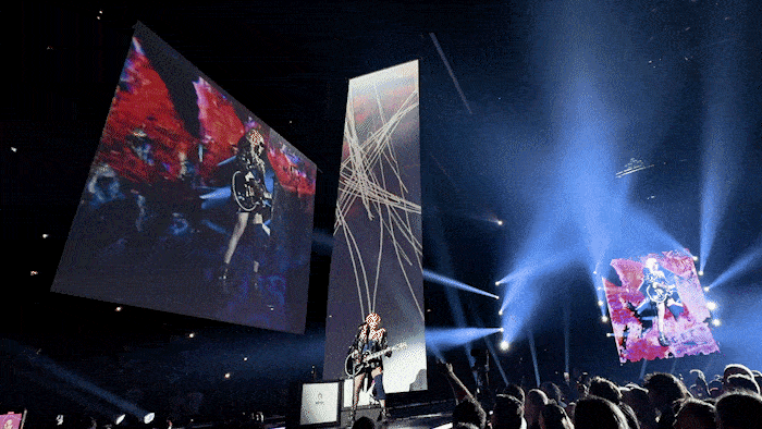 Madonna Celebration Tour, animated image 014. Content direction by Sasha Kasiuha.